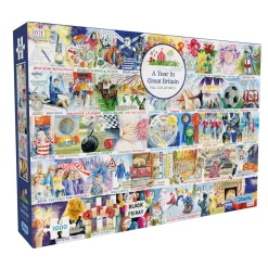 Gibsons A Year in Great Britain 1000 Piece Jigsaw Puzzle Online