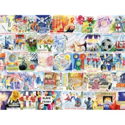 Gibsons A Year in Great Britain 1000 Piece Jigsaw Puzzle Online