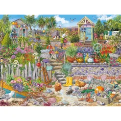 Gibsons Beachcomber's Garden 1000 Piece Jigsaw Puzzle Online