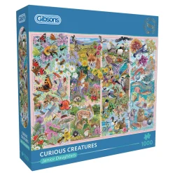Gibsons Curious Creatures 1000 Piece Jigsaw Puzzle Sale