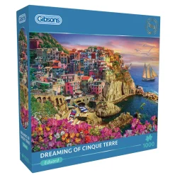 Gibsons Dreaming of Cinque Terre 1000 Piece Jigsaw Puzzle Outlet
