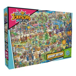 Gibsons Jokesaws: Barmy Britain 1000 Piece Jigsaw Puzzle Online