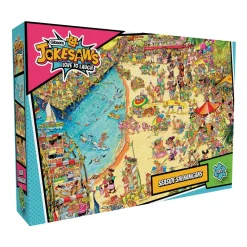 Gibsons Jokesaws: Seaside Shenanigans 1000 Piece Jigsaw Puzzle Sale