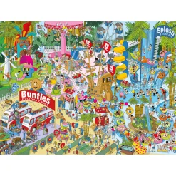 Gibsons Jokesaws: Trouble in Paradise 1000 Piece Jigsaw Puzzle Outlet
