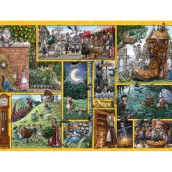 Gibsons Nursery Rhymes Through Time 1000 Piece Jigsaw Puzzle Outlet