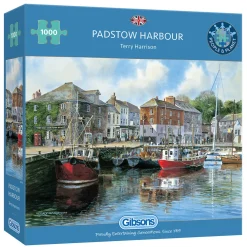 Gibsons Padstow Harbour 1000 Piece Jigsaw Puzzle New