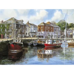 Gibsons Padstow Harbour 1000 Piece Jigsaw Puzzle New