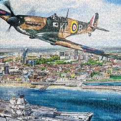 Gibsons Portsmouth Flypast 1000 Piece Jigsaw Puzzle Best