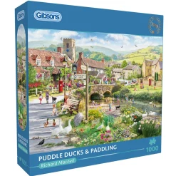 Gibsons Puddle Ducks & Paddling 1000 Piece Jigsaw Puzzle Best