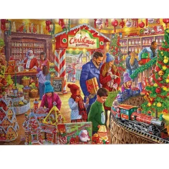 Gibsons Santa's Sweetshop 1000 Piece Jigsaw Puzzle Outlet