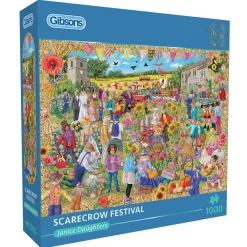 Gibsons Scarecrow Festival 1000 Piece Jigsaw Puzzle Best
