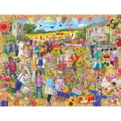 Gibsons Scarecrow Festival 1000 Piece Jigsaw Puzzle Best