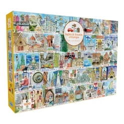 Gibsons Sights & Sounds of Europe 1000 Piece Jigsaw Puzzle Fashion