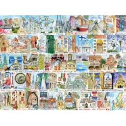 Gibsons Sights & Sounds of Europe 1000 Piece Jigsaw Puzzle Fashion
