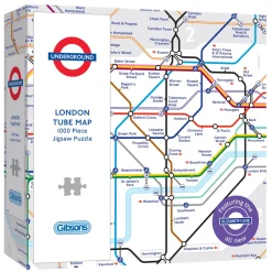 Gibsons TfL London Tube Map 1000 Piece Jigsaw Puzzle Online