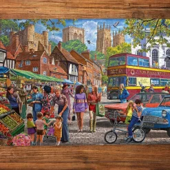 Gibsons York Market 1000 Piece Jigsaw Puzzle Fashion